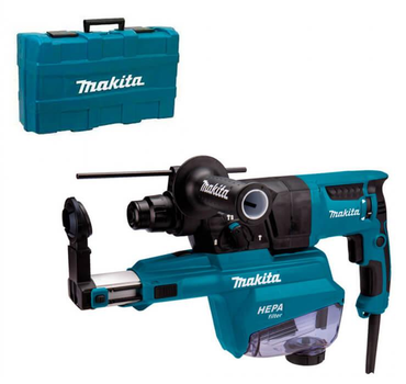 Перфоратор Makita HR2652 в кейсе с системой пылеудаления (HR2652)