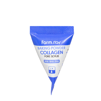Скраб для обличчя FarmStay Baking Powder Collagen Pore Scrub з коллагеном