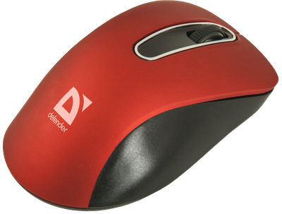 Мышь Defender Datum MM-075 Wireless Black/Red (52076)