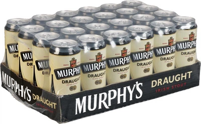 Упаковка пива Murphy's Irish Stout темне фільтроване 4% 0.5 л x 24 шт (5035766060253)