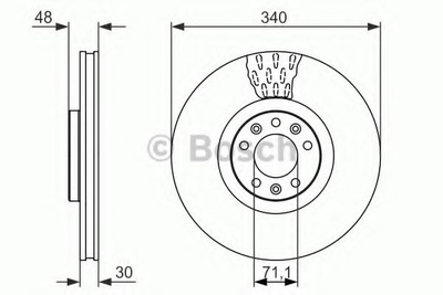 Тормозной диск Bosch (0986479092)