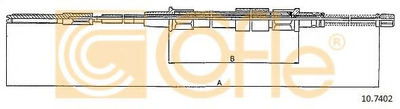 Трос ручника Cofle (107402)