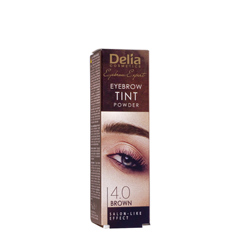Краска для бровей на основе хны Delia Cosmetics Henna 2 грамма Коричневая оттенок 4.0
