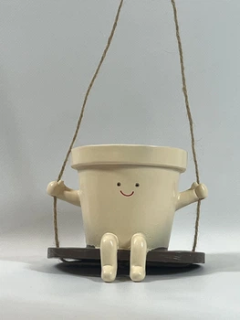 Вазон Smile Q 11 см Кремовий (GOR-PLA-CR-026)