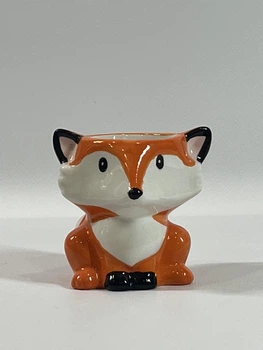 Кашпо Fox 7,5 см Жовтогарячий (CAS-CER-OR-027)