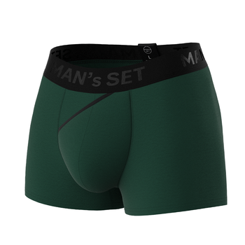 Трусы боксеры мужские хлопковые, Anatomic Classic 2.0, Black Series, темно-зеленые M NB100-13