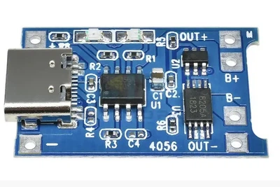 Контроллер заряда, зарядное устройство литиевого TP4056 LI-ION аккумулятора 18650 - TYPE-C