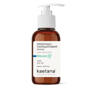 Молочно-Салициловый кислотный летний пилинг Kaetana химический пилинг 20% рН 2.7 3.0 150мл