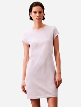 Платье-футболка короткое летнее женское Calvin Klein 18223340-110 XS Фиолетовое (21543866201)