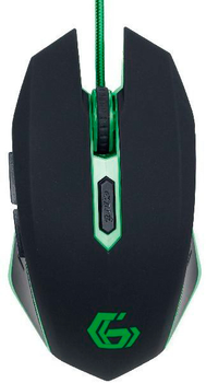 Мышь Gembird MUSG-001-G USB Black/Green (MUSG-001-G)