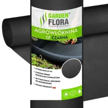 Геотекстиль П-130 (3,2*25м) - чорний Garden Flora
