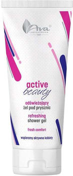 Żel pod prysznic Ava Laboratorium Active Beauty odświeżający 200 ml (5906323009926)