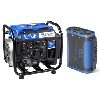 Комплект генератор инверторный Brevia 3,2 кВт (ном 3,0 кВт) + повербанк (Power Bank) Brevia ePower 96Ah