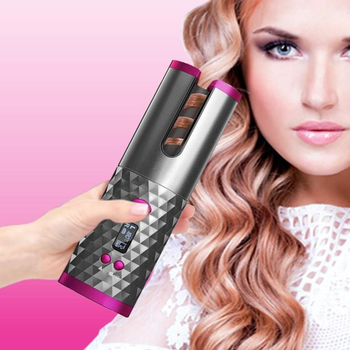 Стайлер авто-бигуди аккумуляторный Ramindong Hair Curler беспроводной для завивки волос с керамическим покрытием автоматическая плойка WM-002