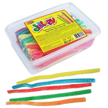 Жевательный мармелад Jellopy фруктовые провода в сахаре 1.5 кг