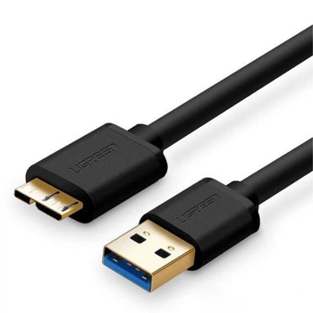 Data-Кабель UGREEN US130 USB 3.0 to Micro USB 3.0 1m, Black