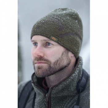 Шапка Blaser Active Outfits Pearl Beanie олива