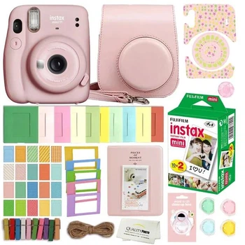 Фотокамера Fujifilm Instax Mini 11 Blush Pink з аксесуарами та плівкою