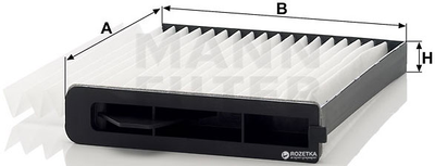 Фільтр салону MANN CU 22007
