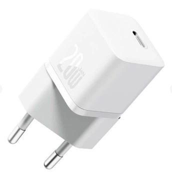 Сетевое зарядное устройство Baseus GaN5 Fast Charger(mini) 1C 20W EU White