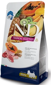 Farmina (Фарміна) N & D Tropical Selection Lamb Adult Mini - Низькозерновий сухий корм для дорослих собак дрібних порід з ягнятком та тропічними фруктами 5 кг