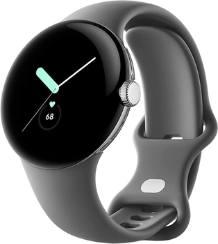 Smartwatch Google Pixel Watch LTE Polished Silver/Charcoal (840244600334)