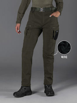 Зимові штани карго тактичні Softshell BEZET Ешелон хакі - XL