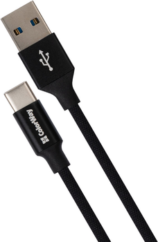 Kabel ColorWay USB Type-C 2.1A 1 m Black (CW-CBUC003-BK)