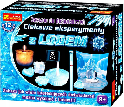 Zestaw do eksperymentów naukowych Ranok-Creative Ciekawe eksperymenty z lodem (4823076123963)