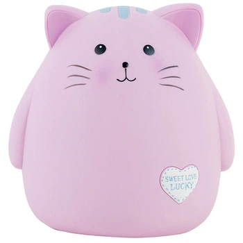 Копилка Kite "Розовый котенок" 13х13х15 см пластиковая (K23-498-2)