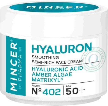 Krem do twarzy Mincer Pharma Hyaluron 402 wygładzający 50+ 50 ml (5905279887671)