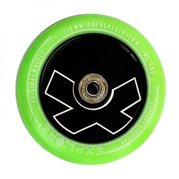 Колесо для трюкового самокату eXplore 110X 24mm Green