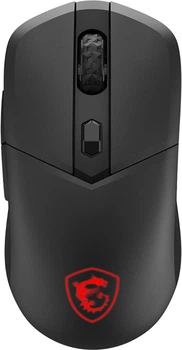 Mysz MSI VERSA 300 ELITE W Wireless/Bluetooth/USB Black (VERSA 300 ELITE W)