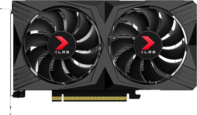 Видеокарта PNY PCI-Ex GeForce RTX 4060 XLR8 Gaming VERTO OC Dual Fan 8GB GDDR6 (128bit) (2475/17000) (HDMI, 3 x DisplayPort) (VCG40608DFXPB1-O)