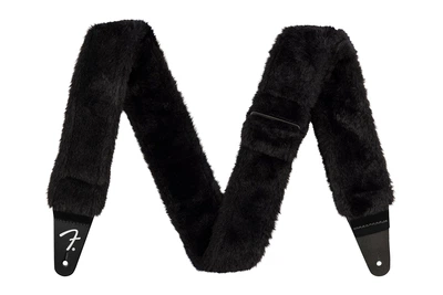 Ремінь гітарний FENDER STRAP 2" POODLE PLUSH STRAP BLACK (236939)