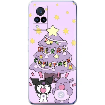 Силиконовый Чехол с Картинкой для Vivo V21 Принт (Новогодний, Куроми и друзья) (43146-ysm042)