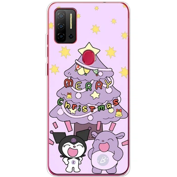 Силиконовый Чехол с Картинкой для Ulefone Note 11P Принт (Новогодний, Куроми и друзья) (59772-ysm042)