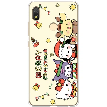 Силиконовый Чехол с Картинкой для Tecno Pop 3 Принт (Новогодний, Куроми и друзья) (44375-ysm041)