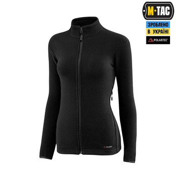 Тактична флісова кофта M-Tac Nord Fleece Polartec Lady, розмір M, колір Чорний