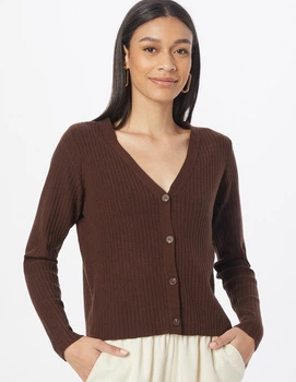 Кофта PIECES Ж1112880 (17127236 темний) колір коричневий S