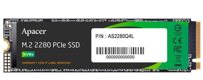 Накопичувач SSD Apacer m.2 NVMe 1TB AS2280Q4X (AP1TBAS2280Q4X-1)