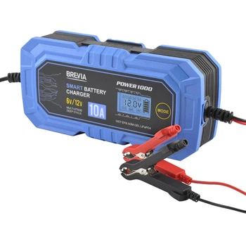 Автомобильное зарядное устройство Brevia Power 1000 6V/12V, 10A, 160Вт, 4-200Ач (21000EP)
