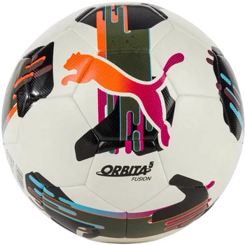 Мяч футбольный Puma Orbita 5 FUSION (084331-01) Унисекс 5 Бело-черно-болотный (4067981496006)