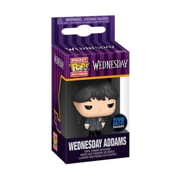 Ігрова фігурка на кліпсі Funko POP! Wednesday серії Венздей - Венздей 3,8 см (8930007481569)