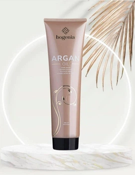Маска для тонкого, ламкого, пошкодженого волосся Argan Oil Bogenia 300 мл