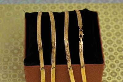 Цепь Xuping Jewelry снейк 50 см 4,5 мм золотистая