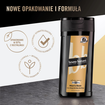 Żel pod prysznic Bruno Banani Man's Best 250 ml (3616305448521)