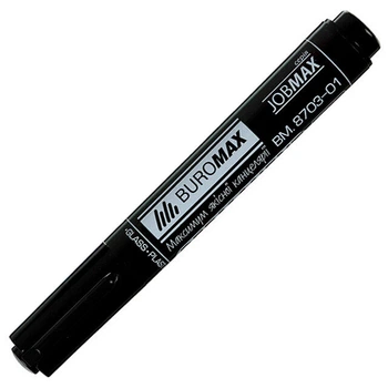 Перманентный маркер BuroMax JobMax 2-4 мм черный (BM.8703-01)