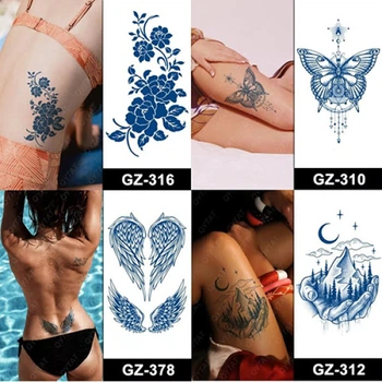 Джагуа тату Fresh Tattoo Красота природы, набор из 4 шт. (SPX-set-middle-02-RT)