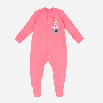 Детский теплый человечек для новорожденной девочки Bembi KB122-300 68 см Розовый (03122001533.300)